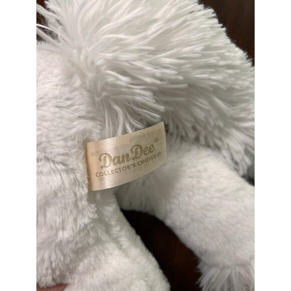 Dan Dee White Unicorn Plush Gold Horn Hooves Stars 23” Stuffed Animal 2017 - Picture 8 of 12